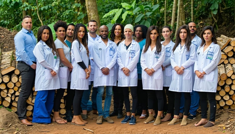 Equipe multidisciplinar da Endonutri durante atendimento integrativo.